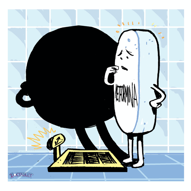 Metformin y su efecto en el peso. 